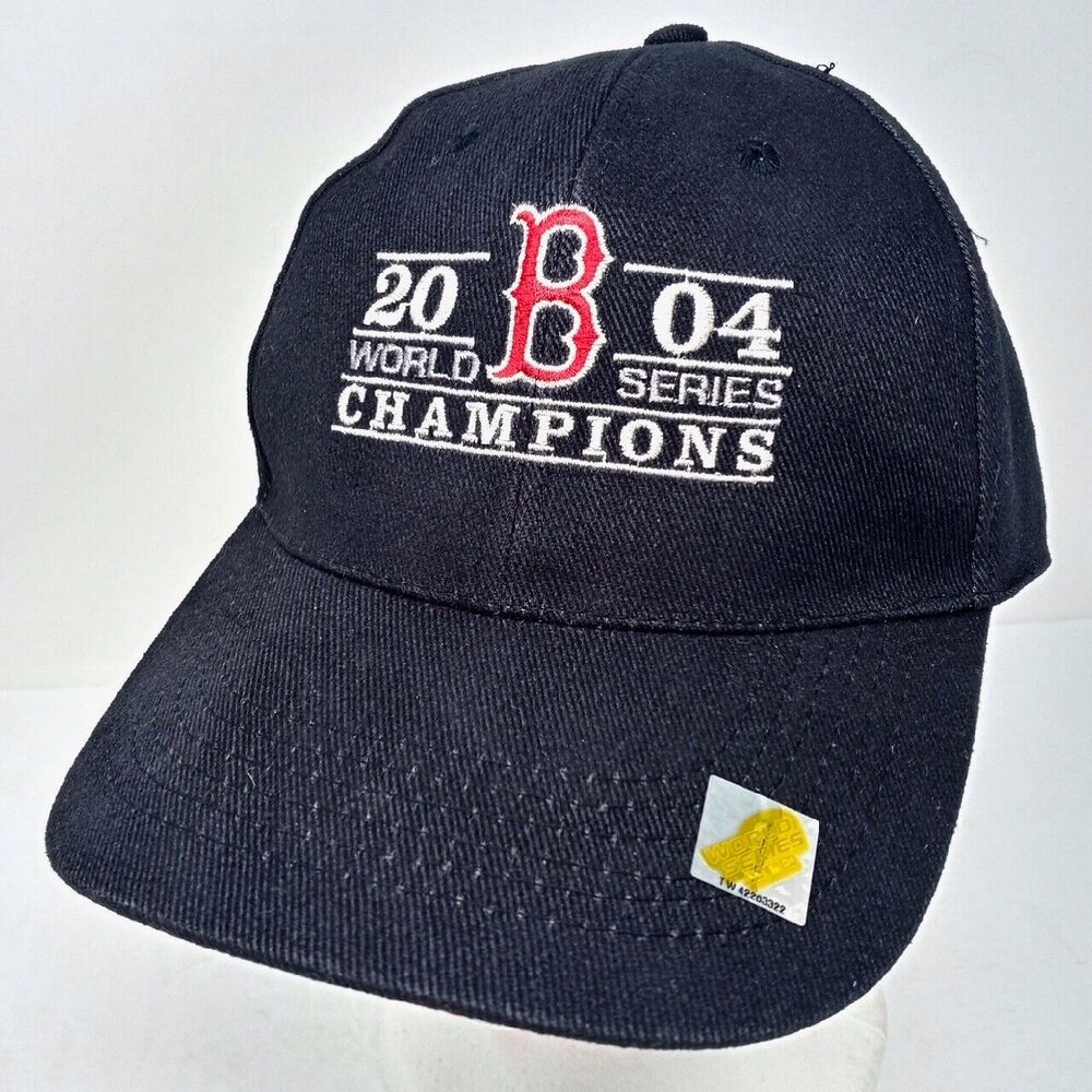 2004 World Series Boston Red Sox Champions Adjustable Strapback Hat Cap